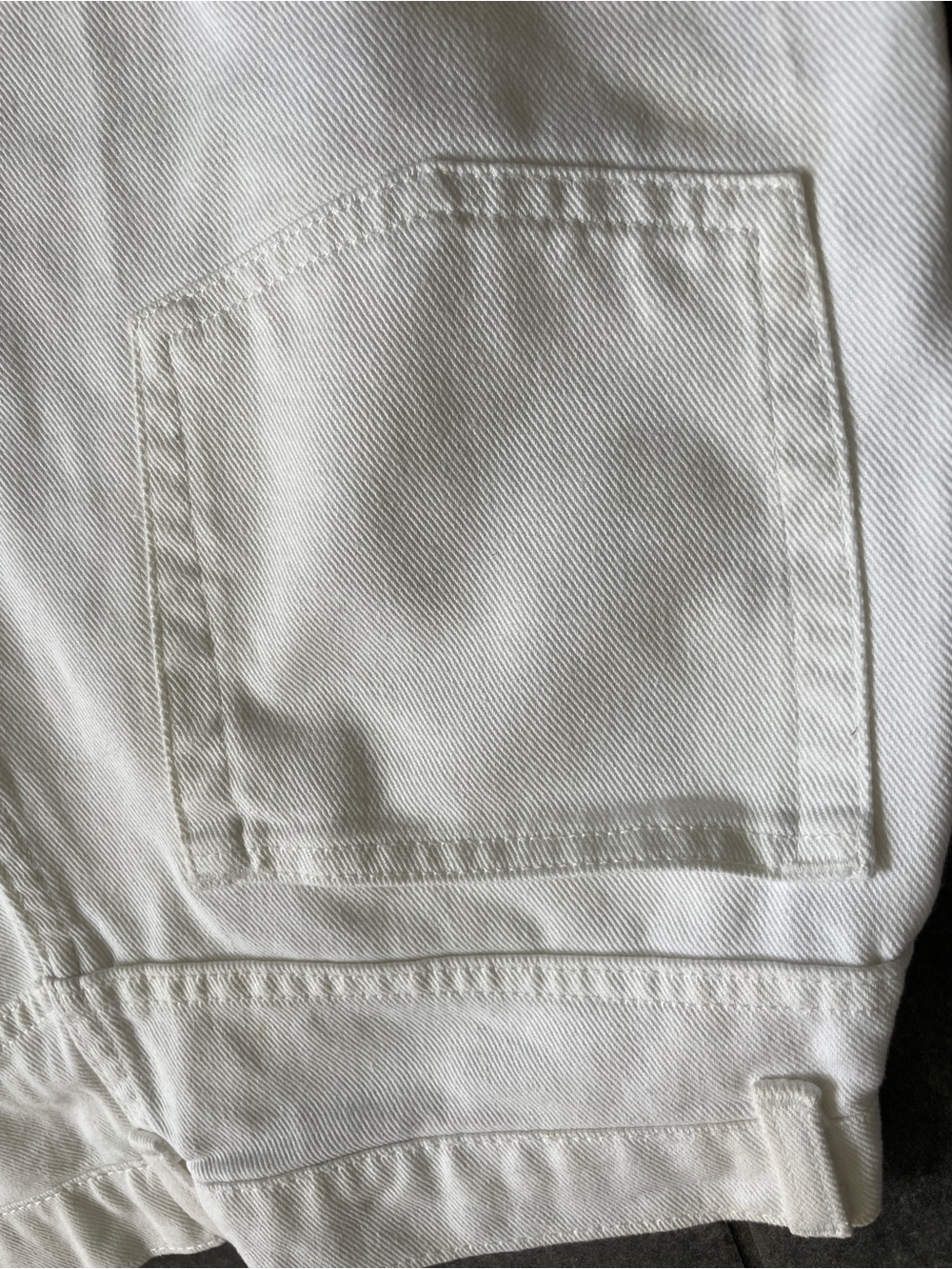 90’s Minimalist Crisp White High Rise Mom Jeans size 6 100% Cotton Vintage - Picture 6 of 11